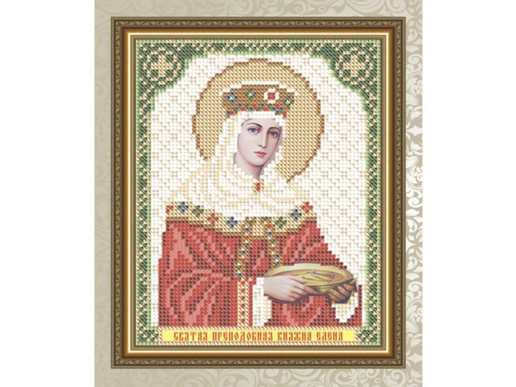 Рисунок на ткани «Св. Преподобная Княжна Елена»