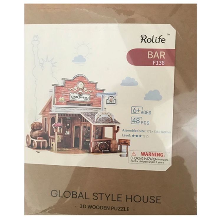 Конструктор из дерева «Американский бар» — картинка 3