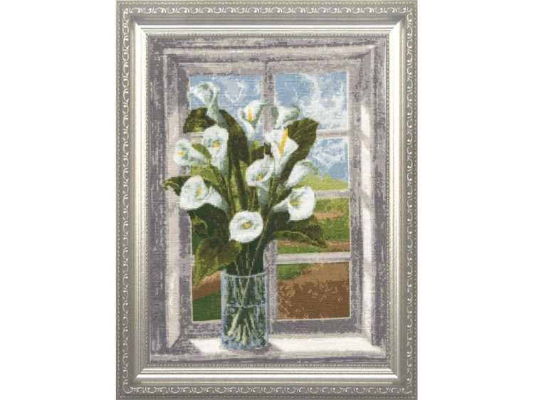 Набор для вышивания «Букет на окне» — картинка 2