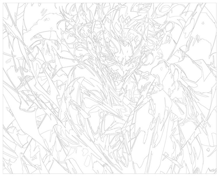 Картина по номерам «Джокер Joker: В стиле аниме» — картинка 3