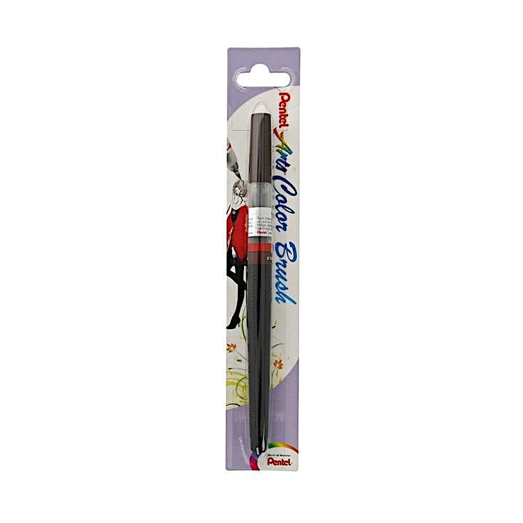 Кисть с краской Colour Brush, 1-10 мм, 5 мл, цвет: сепия, Pentel — картинка 5