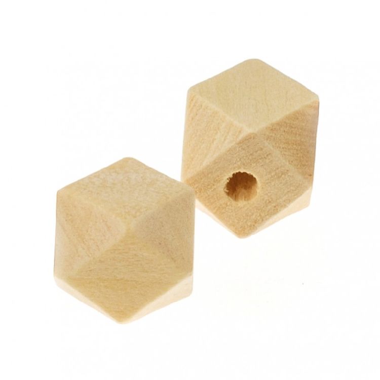 Бусины фигурные, дерево, 12 мм, 50 шт. — картинка 2