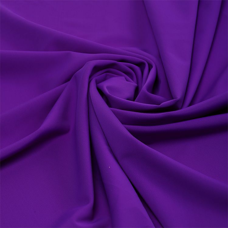 Ткань трикотажная Бифлекс матовый, 6 м, ширина 150 см, 190 г/м², цвет: 5005 фиолетовый, TBY