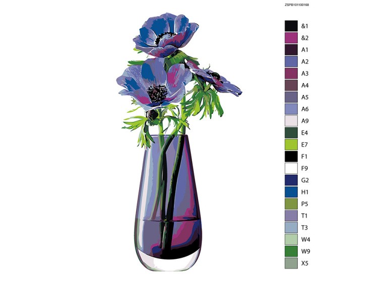 Картина по номерам «Гималайские маки» — картинка 2