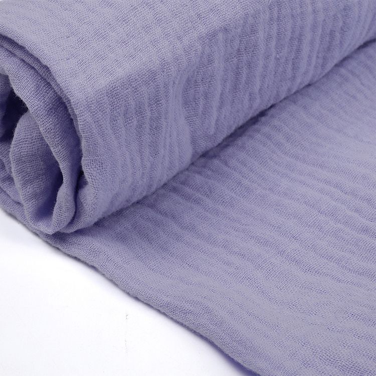 Ткань Муслин, 1 м х 130 см, 125 г/м², цвет: лаванда, TBY — картинка 4