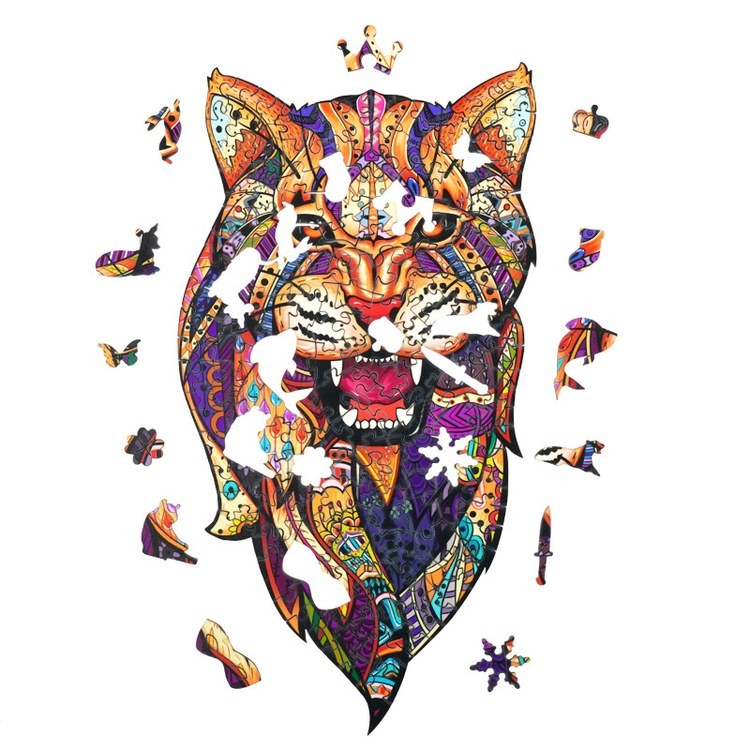 Деревянные пазлы «Африканский Леопард L», Woodbests — картинка 2