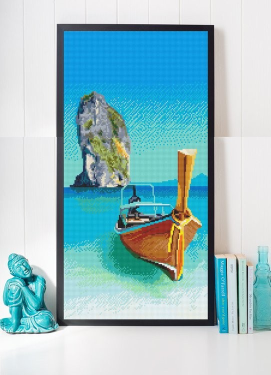 Алмазная вышивка «Тропический рай» — картинка 3