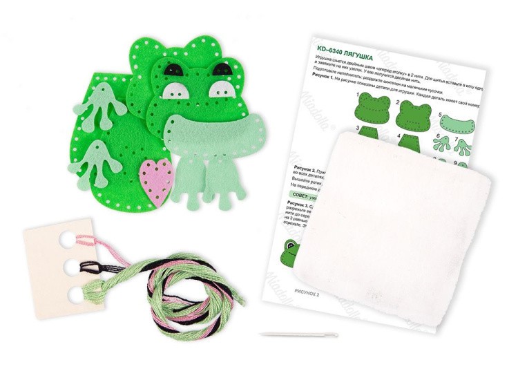 Набор для шитья «Лягушка» — картинка 2