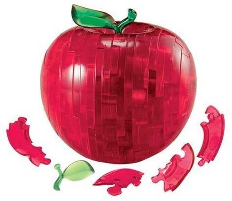 3D Головоломка «яблоко красное», Crystal Puzzle