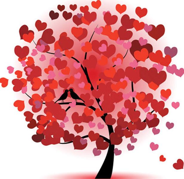 Алмазная вышивка «Дерево любви»