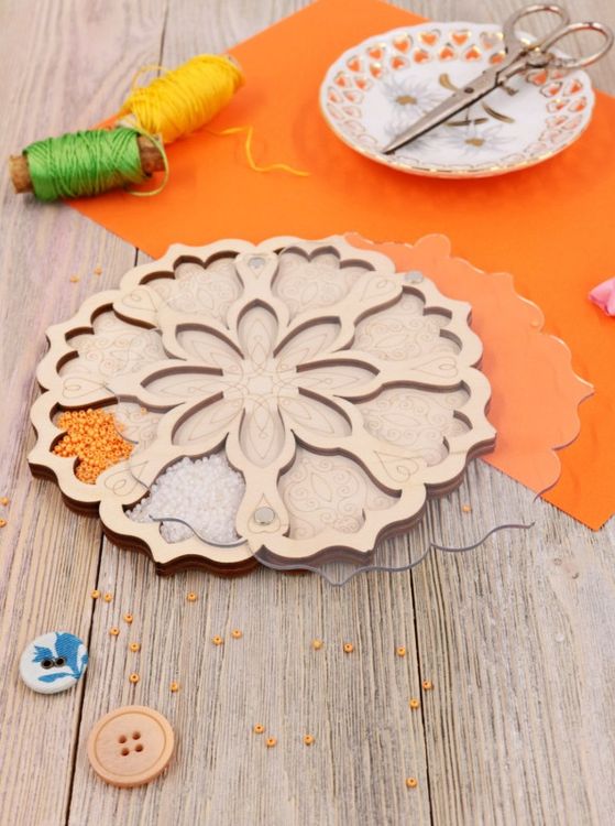 Органайзер для бисера с крышкой «Диск Экелат» — картинка 2