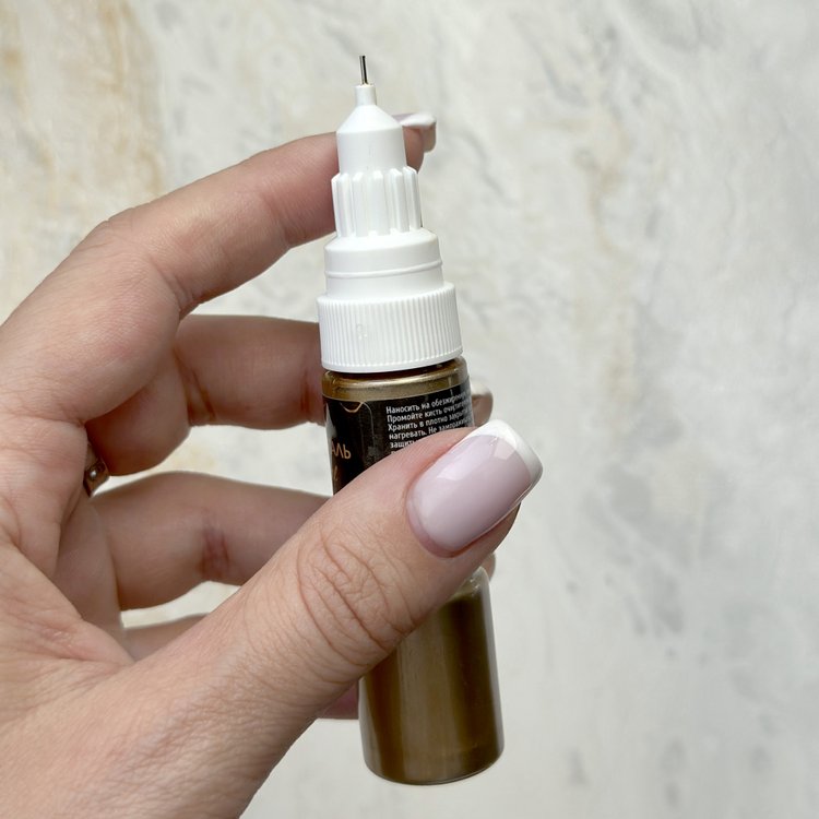 Жидкая поталь Liquid Metal Латунь 2в1, 20 мл — картинка 3