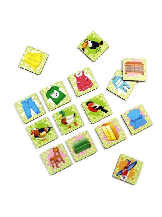 Развивающее пособие из дерева. Досочки «Ассоциации-2» — картинка 3