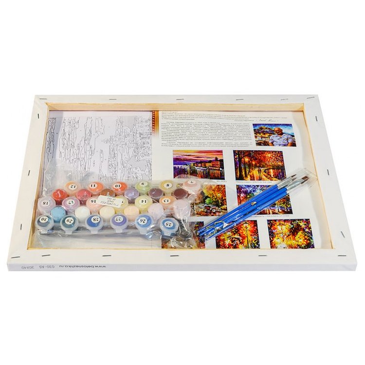 Картина по номерам «Озеро Комо, Белладжио» — картинка 3