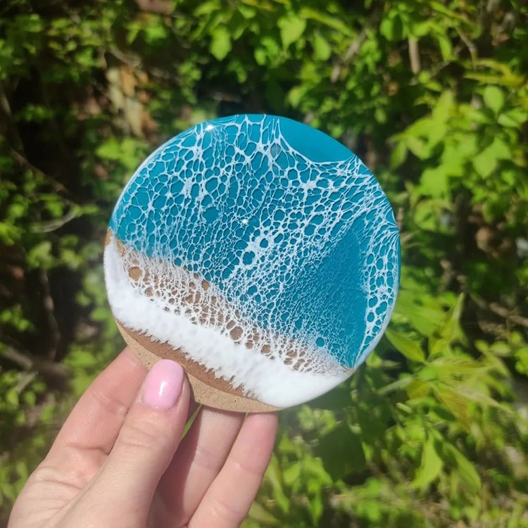 Особо вязкая смола для рисования Aquaglass Heavy 6 кг, RU-SMOLA — картинка 6