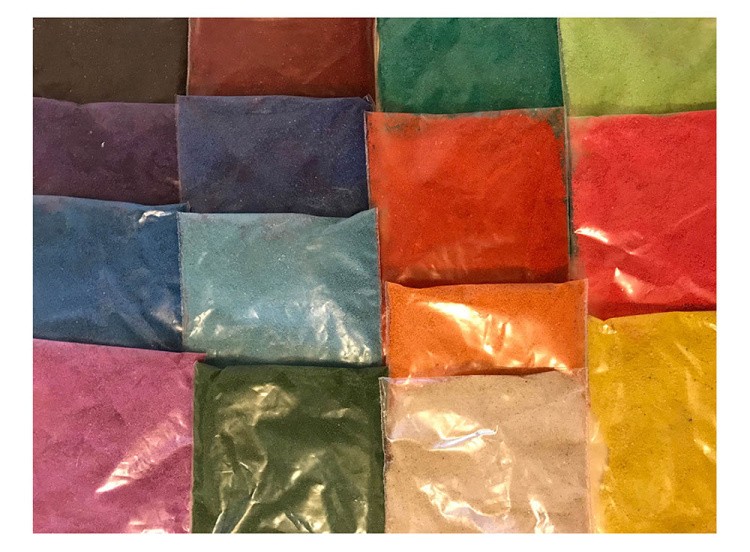 Картина цветным песком «Орел» — картинка 5