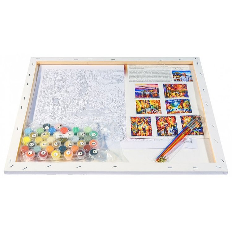 Картина по номерам «Город» — картинка 3