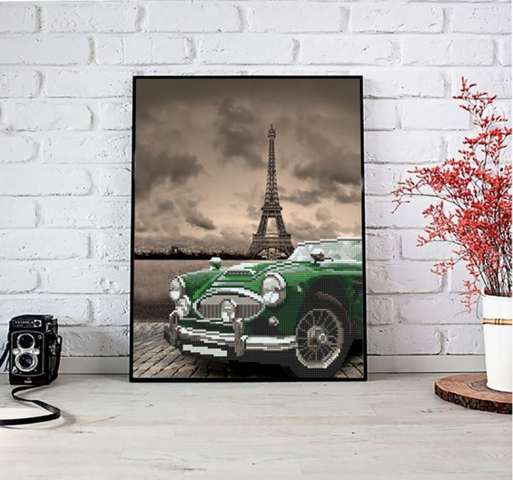 Алмазная вышивка «По Европе на автомобиле» — картинка 3