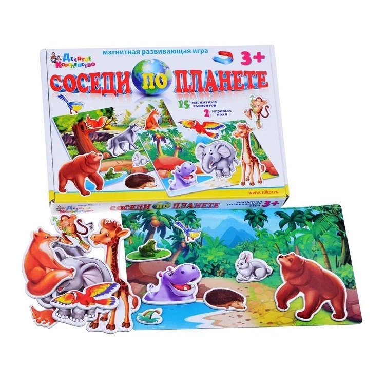 Магнитные истории «Магнитная развивающая игра «Соседи по планете»» — картинка 2