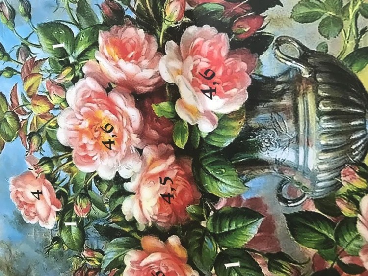 Вышивка лентами «Царица сада» — картинка 6