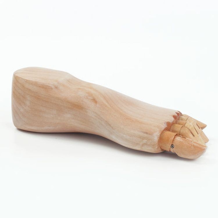 Манекен художественный «Стопа», длина 25 см., мужская левая, дерево, BRAUBERG ART CLASSIC — картинка 2