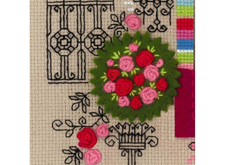 Набор для вышивания «Панно для фотографии. Замок принцессы» — картинка 4
