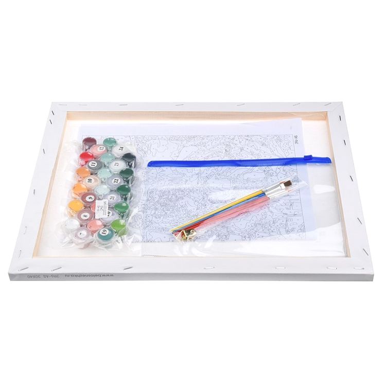 Картина по номерам «Два пиона» — картинка 3