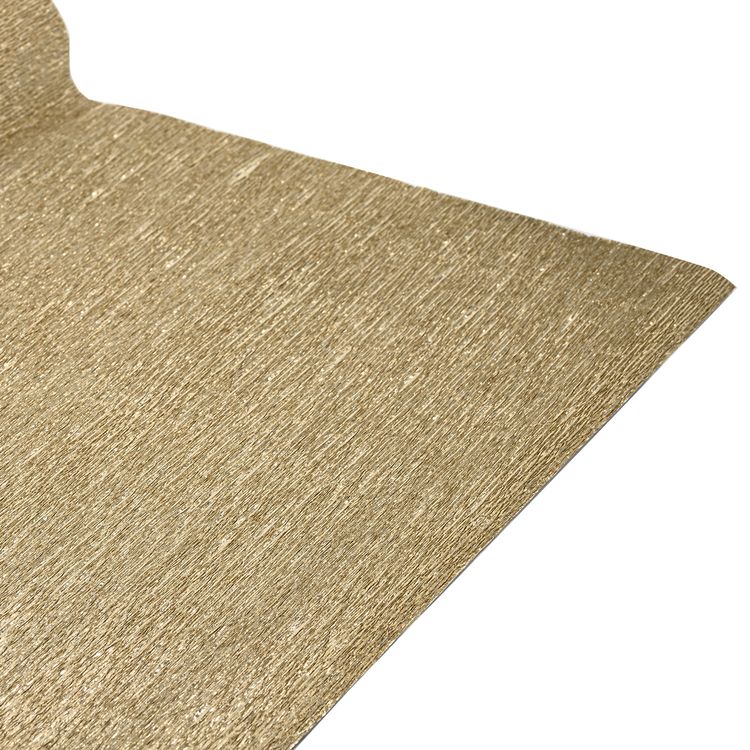 Бумага гофрированная Fiore 180 г/м2, светлое золото (806), 50х250 см, Brauberg — картинка 3