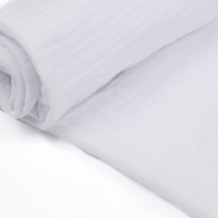 Ткань Муслин, 5 м x 130 см, 125 г/м², цвет: белый, TBY — картинка 4