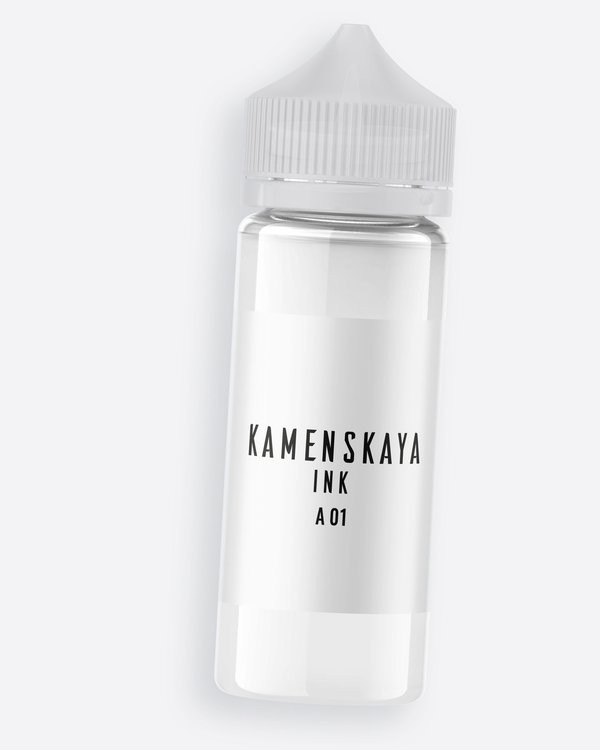 Алкогольные чернила белые 100 мл, Kamenskaya Ink — картинка 2