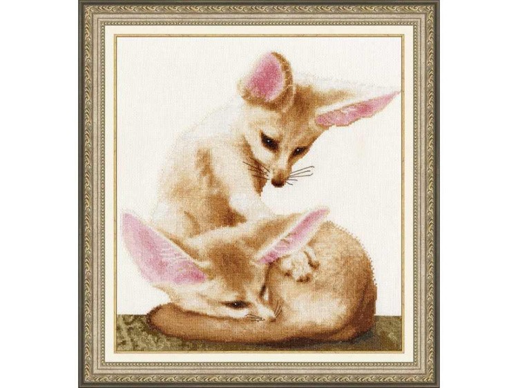 Набор для вышивания «Лисички-фенеки» — картинка 2