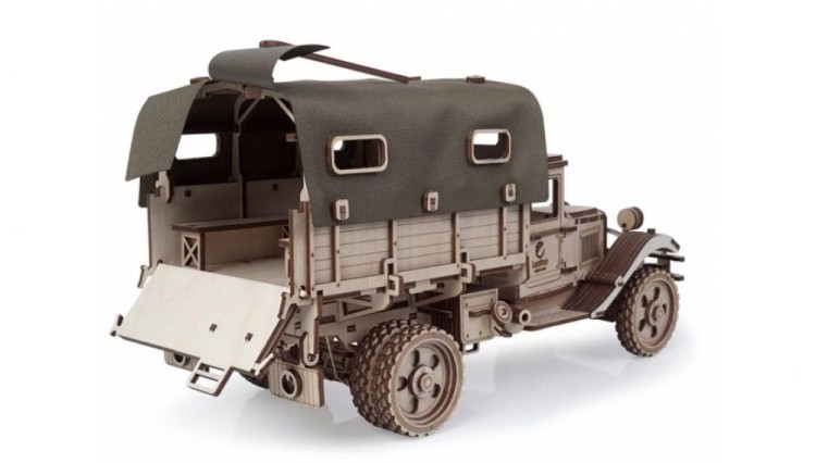 Конструктор из дерева «Грузовик Полуторка Тент», Lemmo — картинка 4