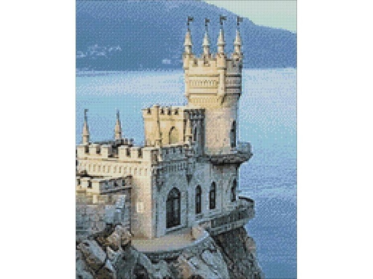 Алмазная вышивка «Ласточкино гнездо» — картинка 3