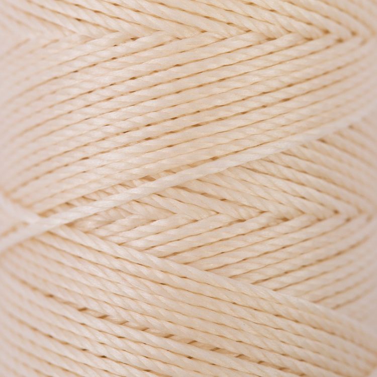 Нитки для кожи вощёные, крученые (полиэстер), 0,45 мм, 40 м, цвет: суровый, Промысел — картинка 2