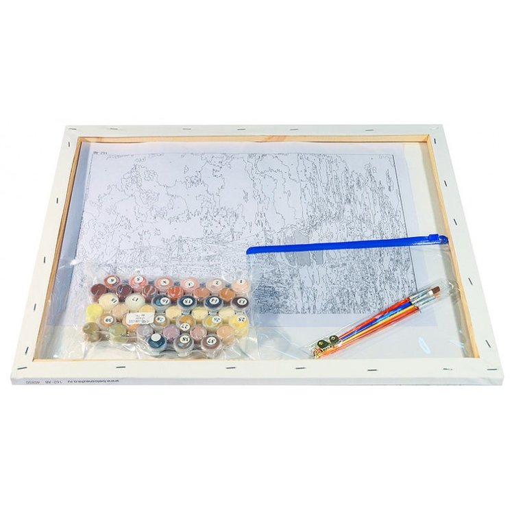 Картина по номерам «На водной глади» — картинка 4