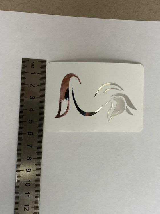 №522 Наклейка (Серебро) Sticker, Art Blong — картинка 3