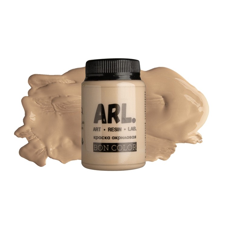 Краска акриловая ARL BON COLOR Бисквитный 100 мл, Art Resin LAB