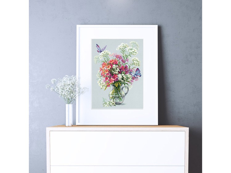 Набор для вышивания «Флоксы и тысячелистник» — картинка 7