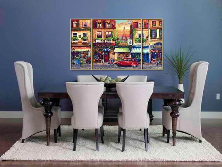 Картина по номерам «Ностальгия по Парижу» — картинка 2