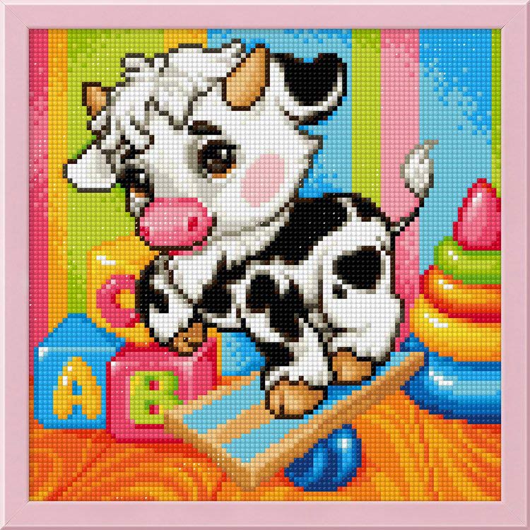 Алмазная вышивка «Бычок Пятнышко» — картинка 2