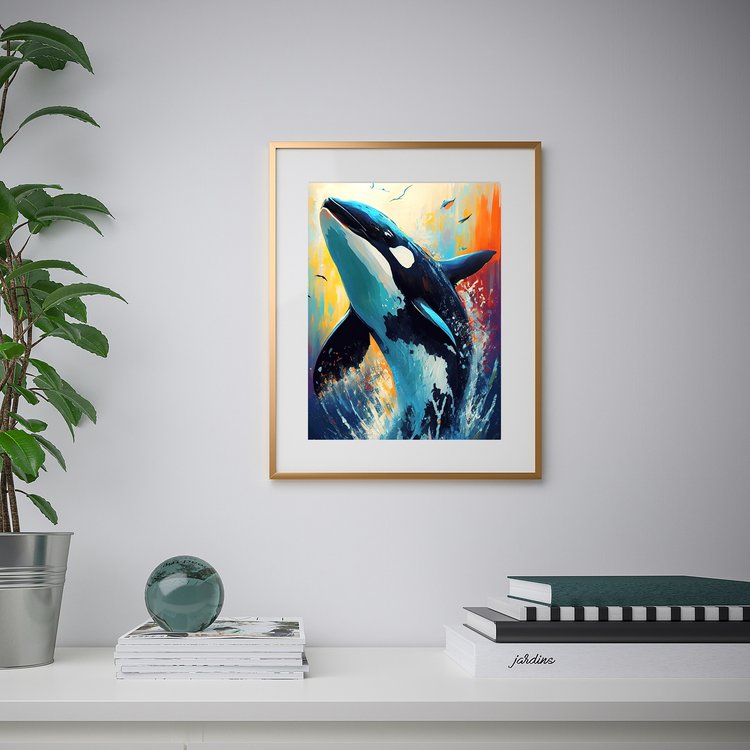 Картина по номерам «Косатка» — картинка 3