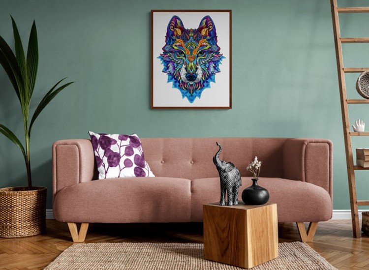 Деревянные пазлы «Снежный Волк L», Woodbests — картинка 7