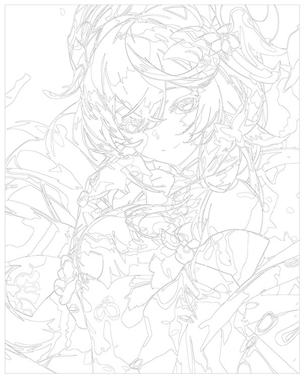 Картина по номерам «Genshin Impact Геншин Импакт: Гань Юй 2» — картинка 3