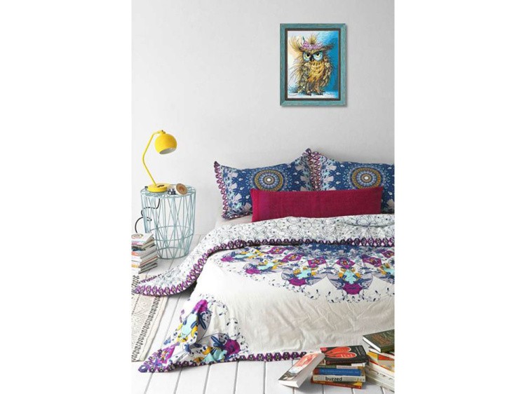 Картина по номерам «Мадам сова» — картинка 4