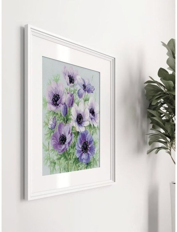 Набор для вышивания «Лиловые Анемоны» — картинка 7