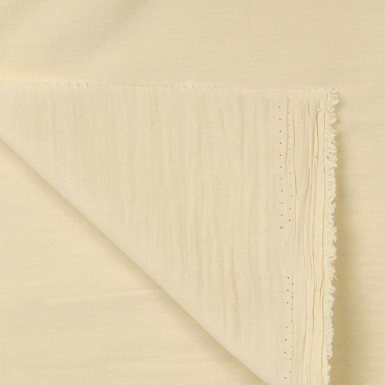 Ткань Хлопок крэш, 5 м х 150 см, 90 г/м², цвет: молочный, TBY — картинка 5