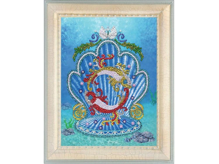 Картина на холсте из пайеток «Рыбы» — картинка 2