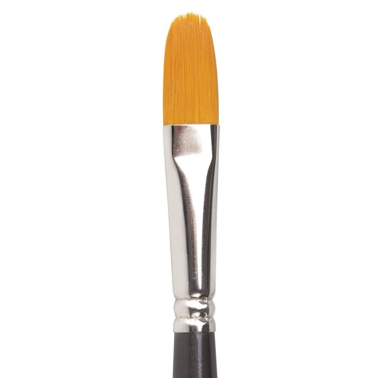 Кисть художественная профессиональная Art Classic, синтетика жесткая, овальная, № 12, длинная ручка, Brauberg — картинка 3