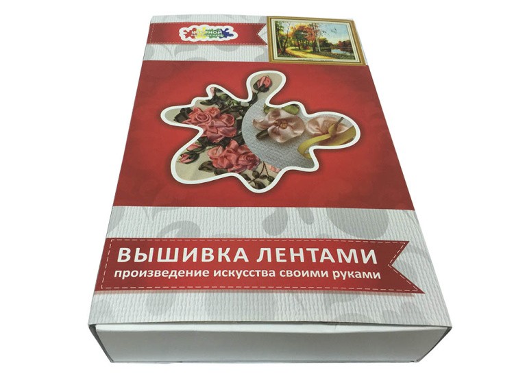 Вышивка лентами «Домик на высоте» — картинка 3