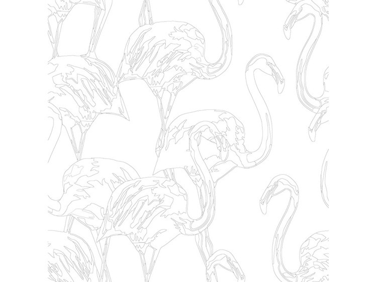 Картина по номерам «Акварельные фламинго» — картинка 3